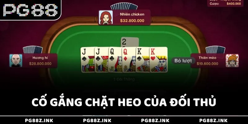 Cố gắng chặt heo của đối thủ tại PG88